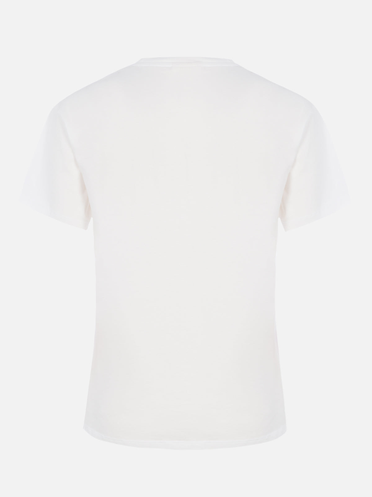 Woman cotton jersey crewneck t-shirt Emilie with Barbie logo print | BARBIE SPECIAL EDITION