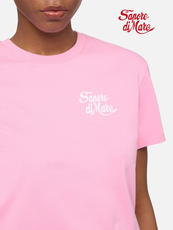 Emilie Baumwoll-T-Shirt mit Sapore di Mare-Aufdruck | SAPORE DI MARE SONDERAUSGABE
