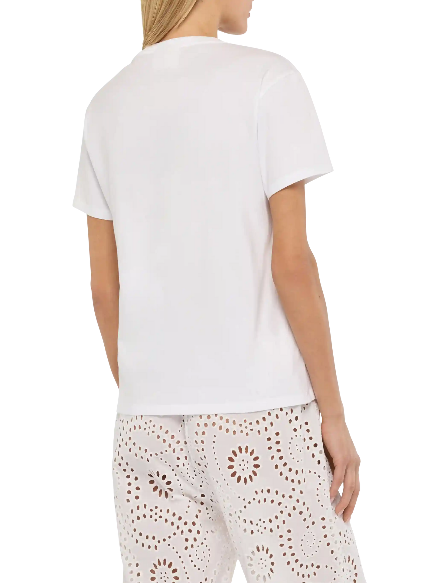 Emilie cotton t-shirt with Texani & Tequila embroidery