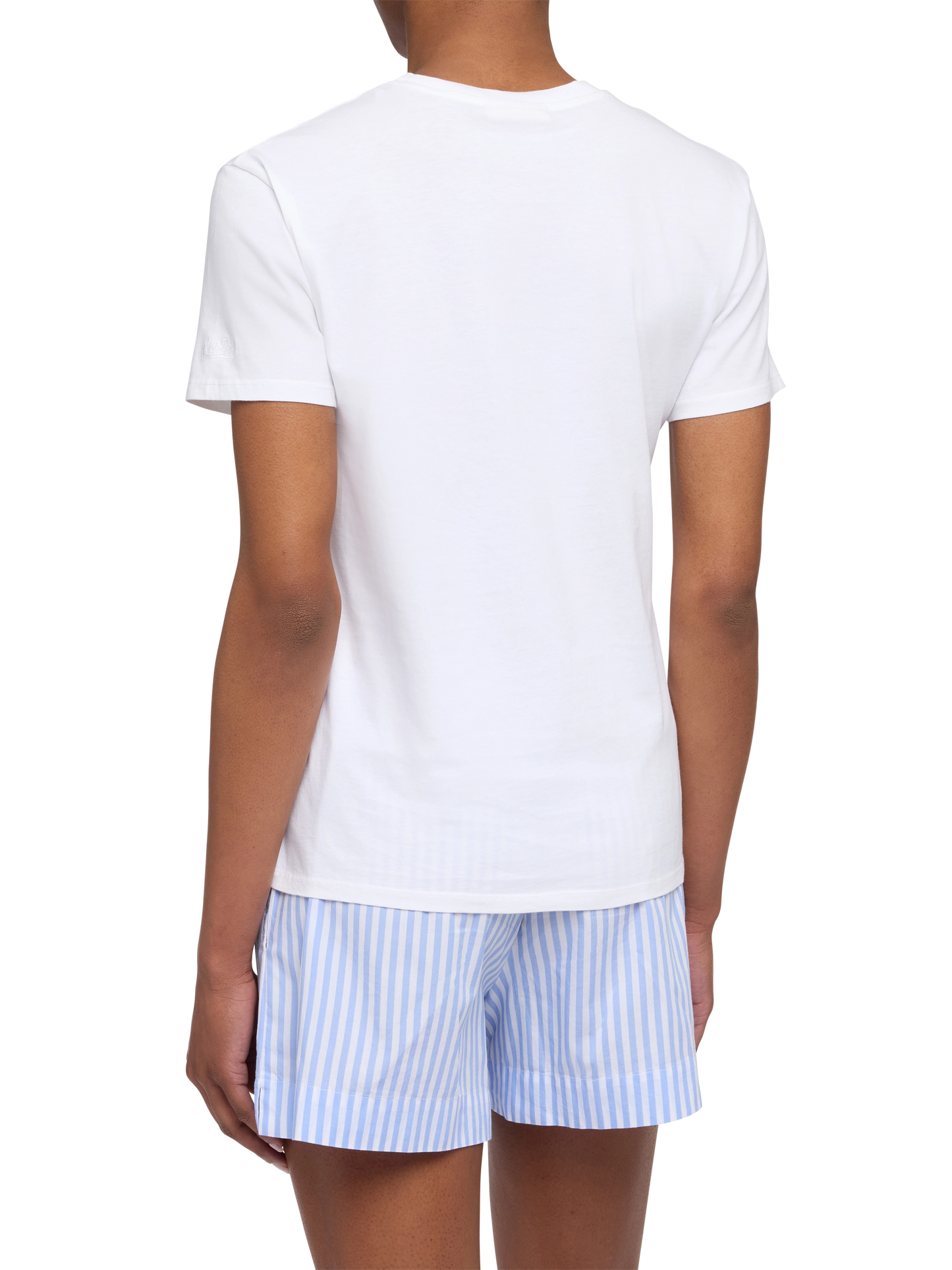 Baumwoll-T-Shirt „Emilie“ mit Stickerei „Group Therapy“