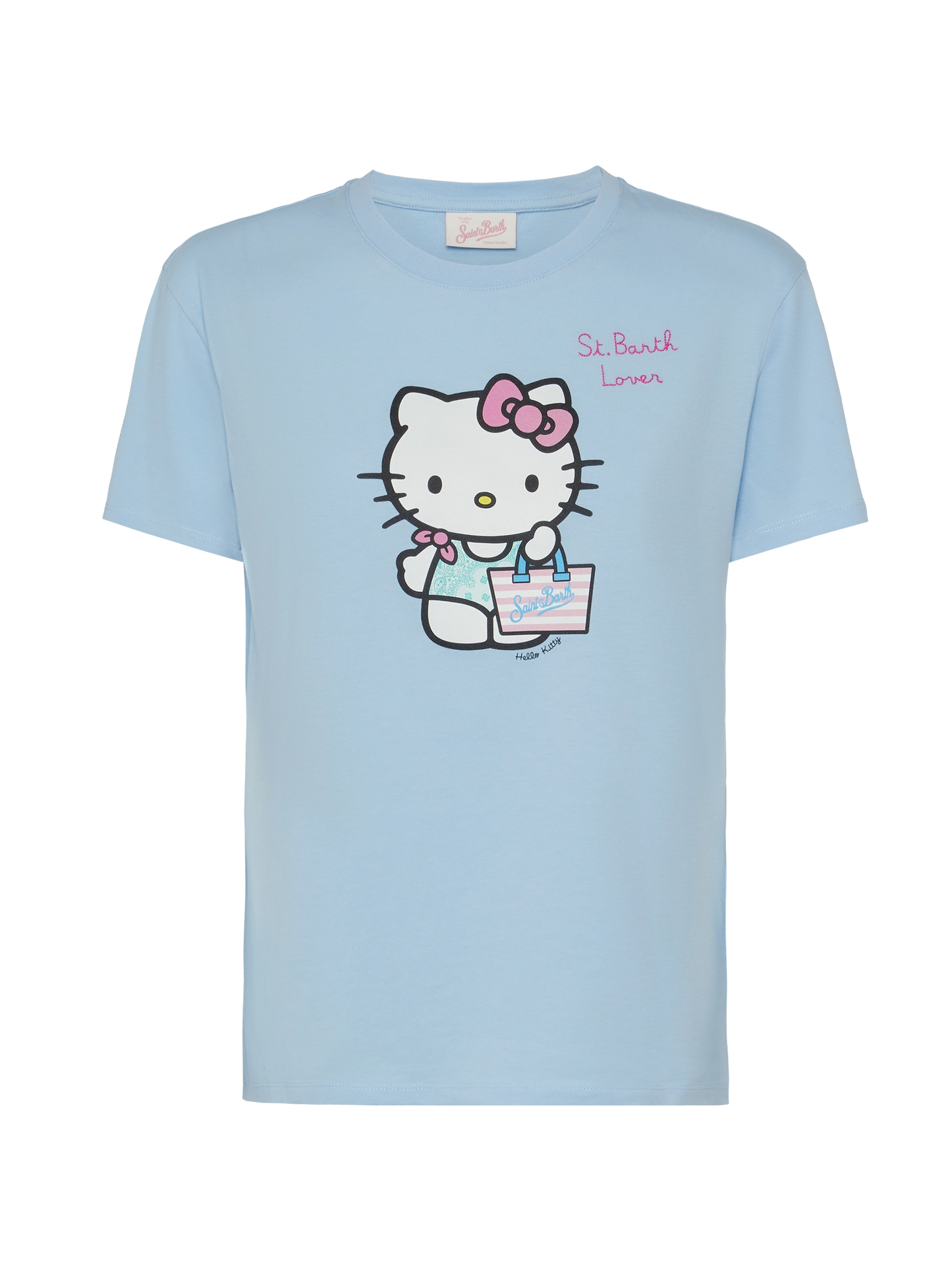 Emilie t-shirt in cotone con ricamo Hello Kitty St. Barth lover | HELLO KITTY SPECIAL EDITION