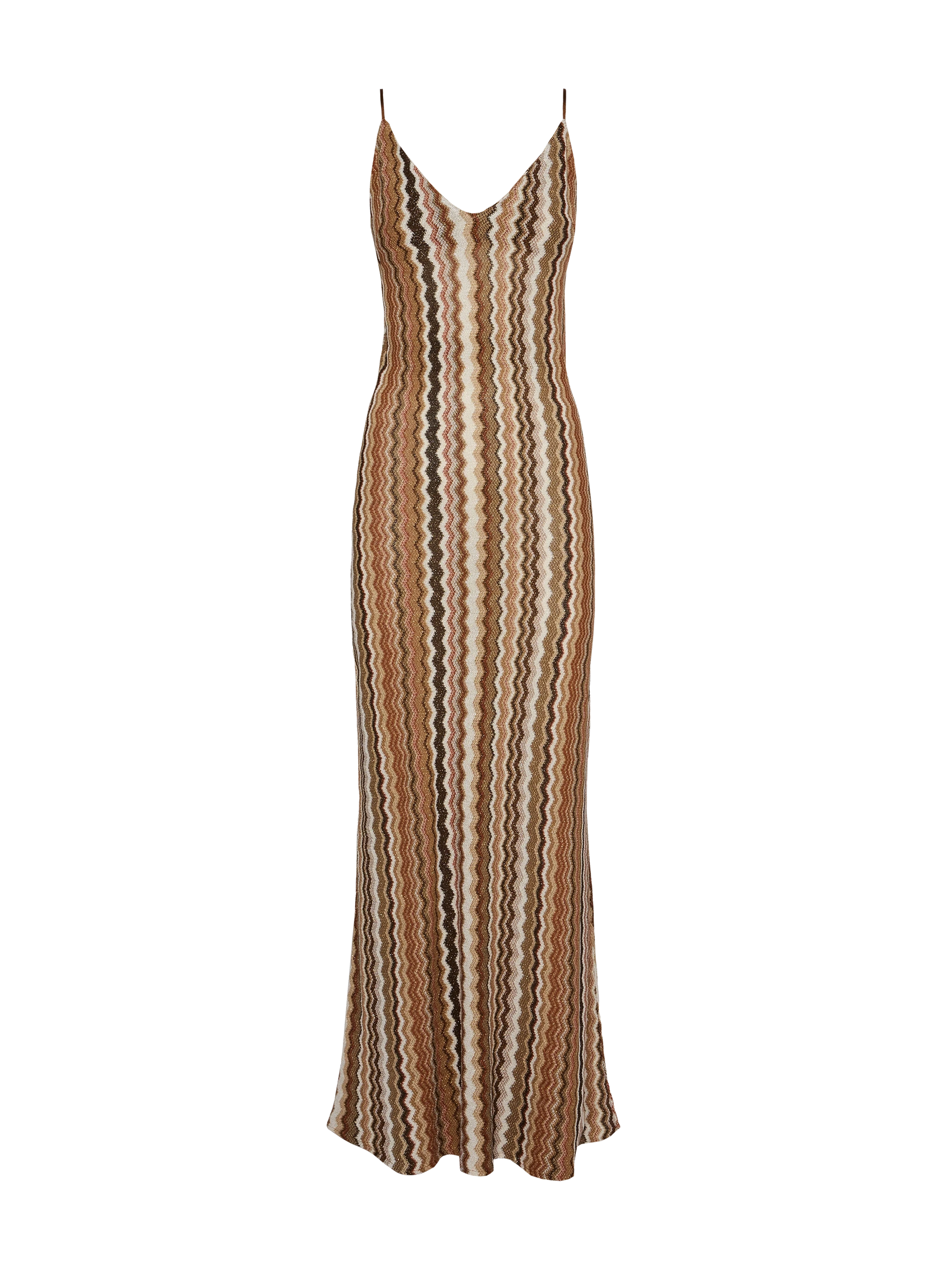Eydis raschel knit chevron slip dress MC2 Saint Barth Eydis raschel knit chevron slip dress MC2 Saint Barth