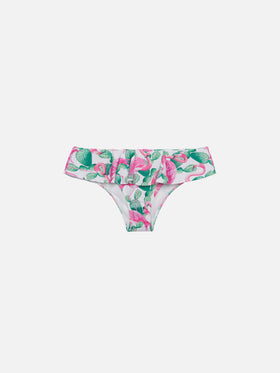 Swim briefs Fanny with flamingo print