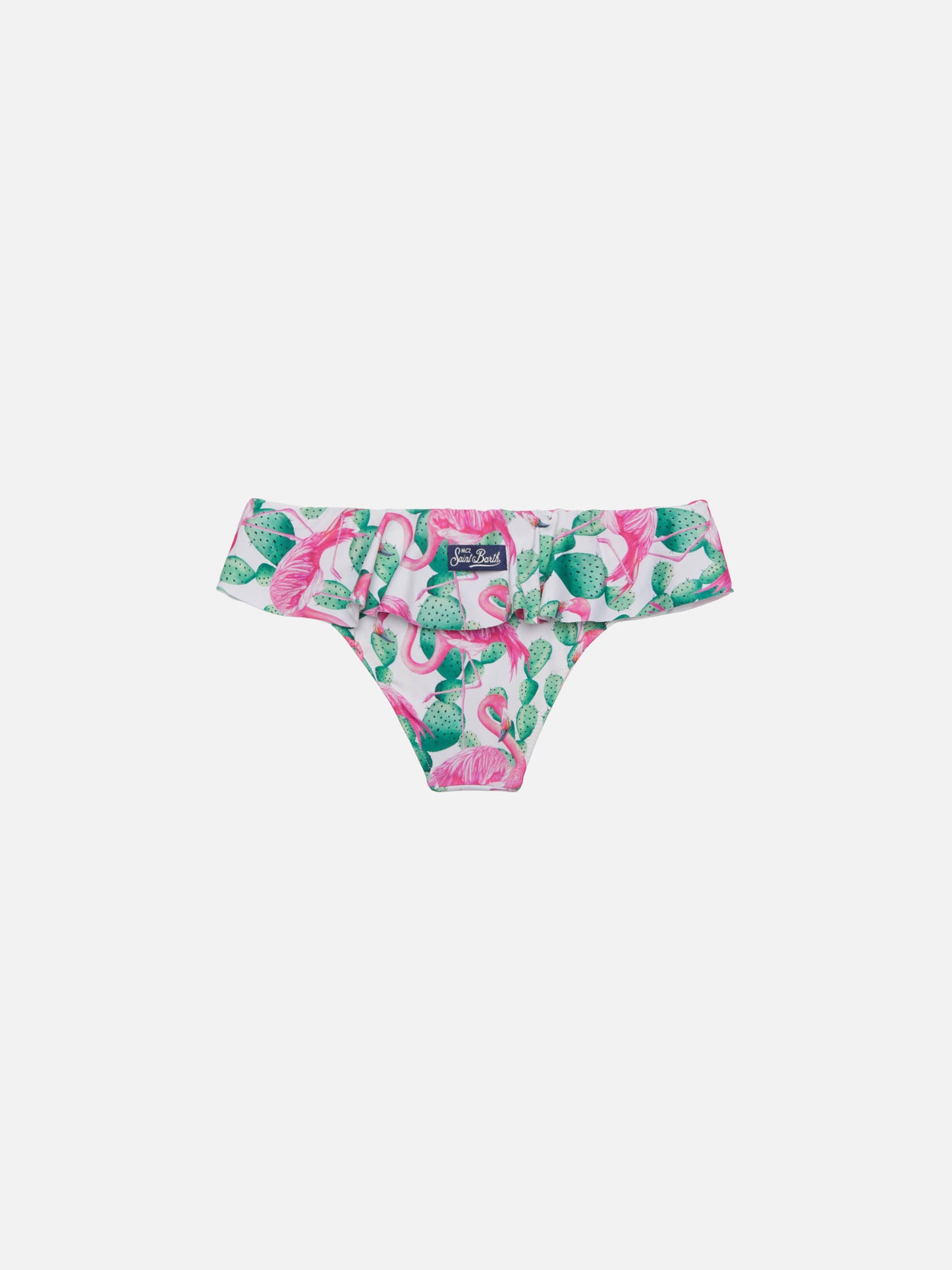 Swim briefs Fanny with flamingo print