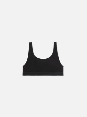 Black stretch technical fabric Fify sports top