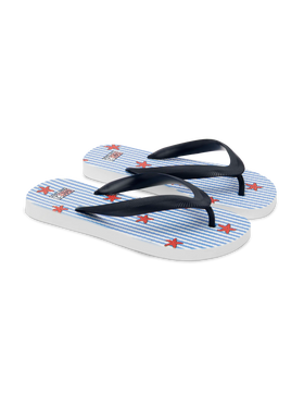 Flip-Flops mit Seestern-Print