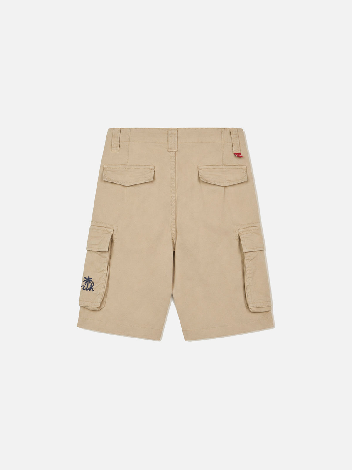 Bermudas cargo de algodón beige para niño 