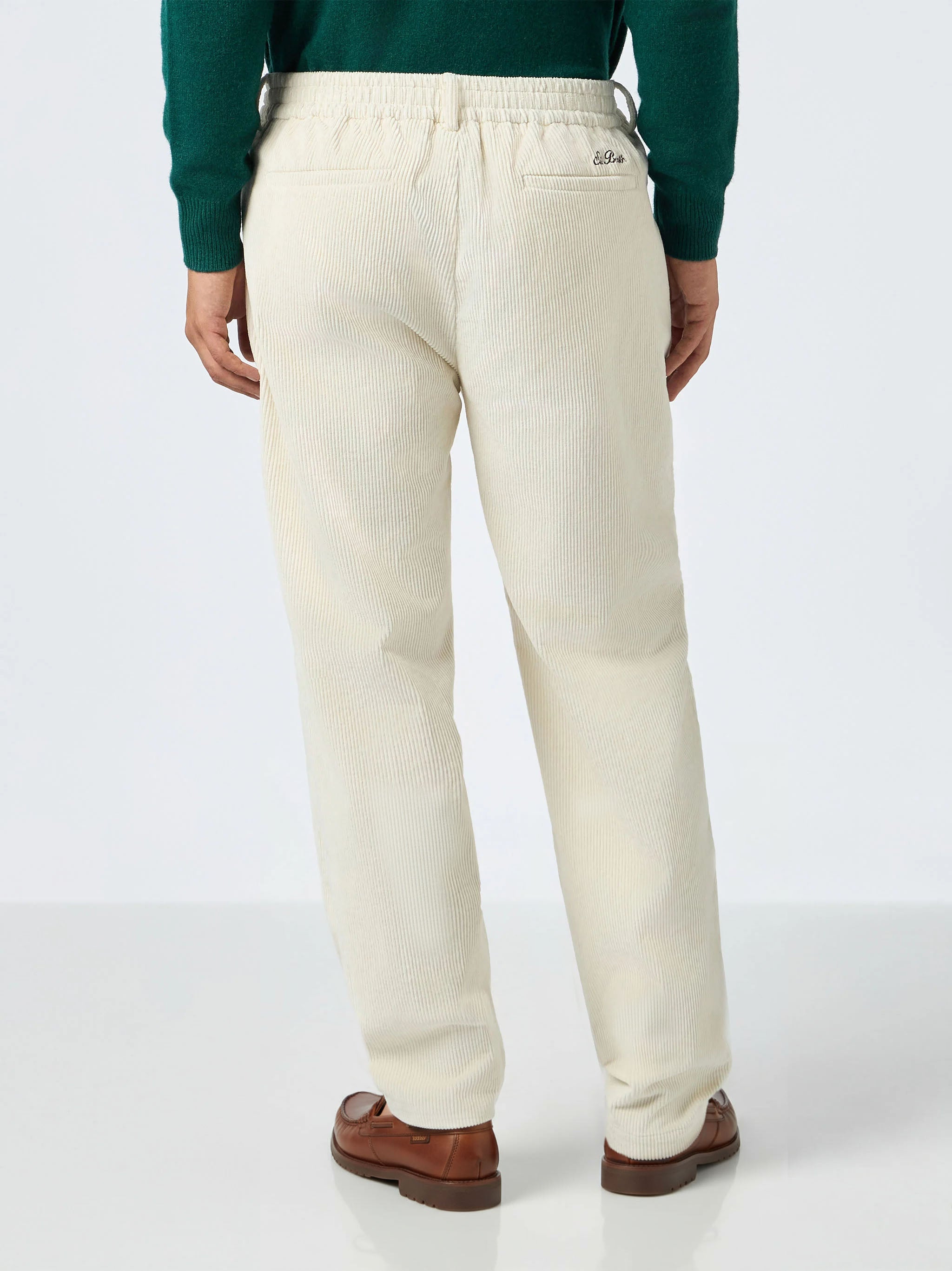 Man off-white corduroy pants Fuji – MC2 Saint Barth