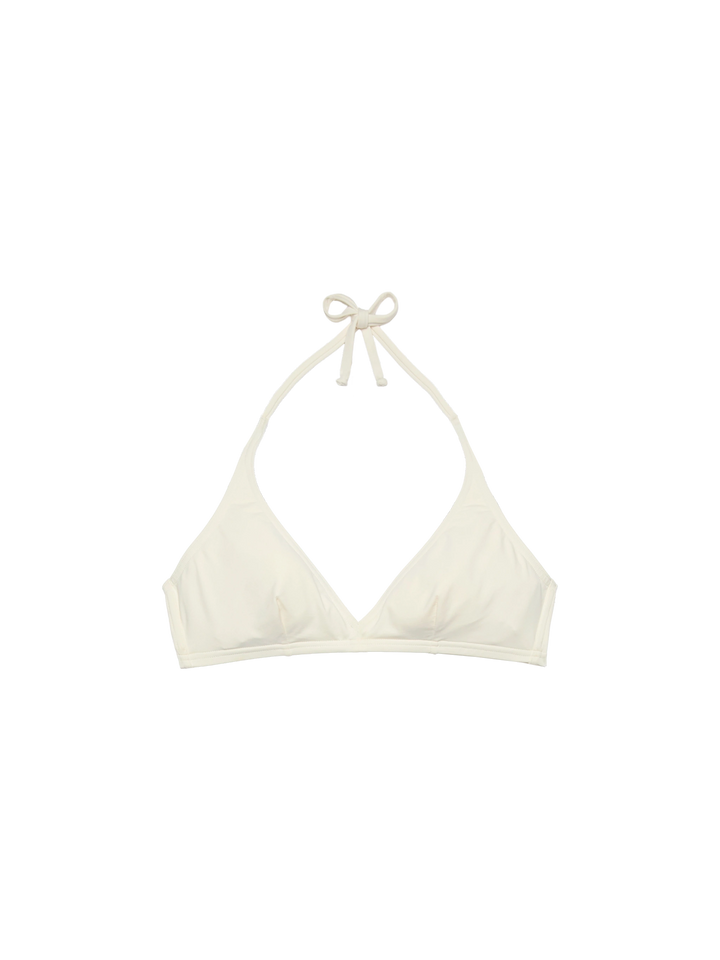 Cremefarbenes Dreieck-Bralette-Oberteil „Gaia“