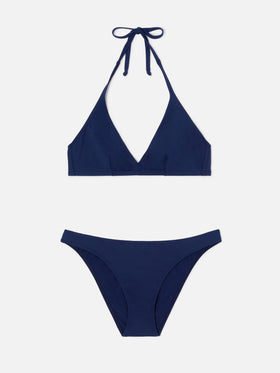 Bikini Gala blu navy con top triangolo