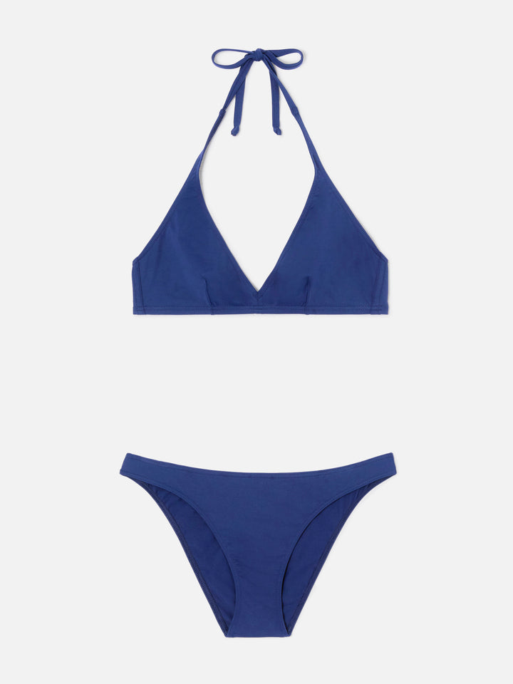 Gala bikini in solid blue navy