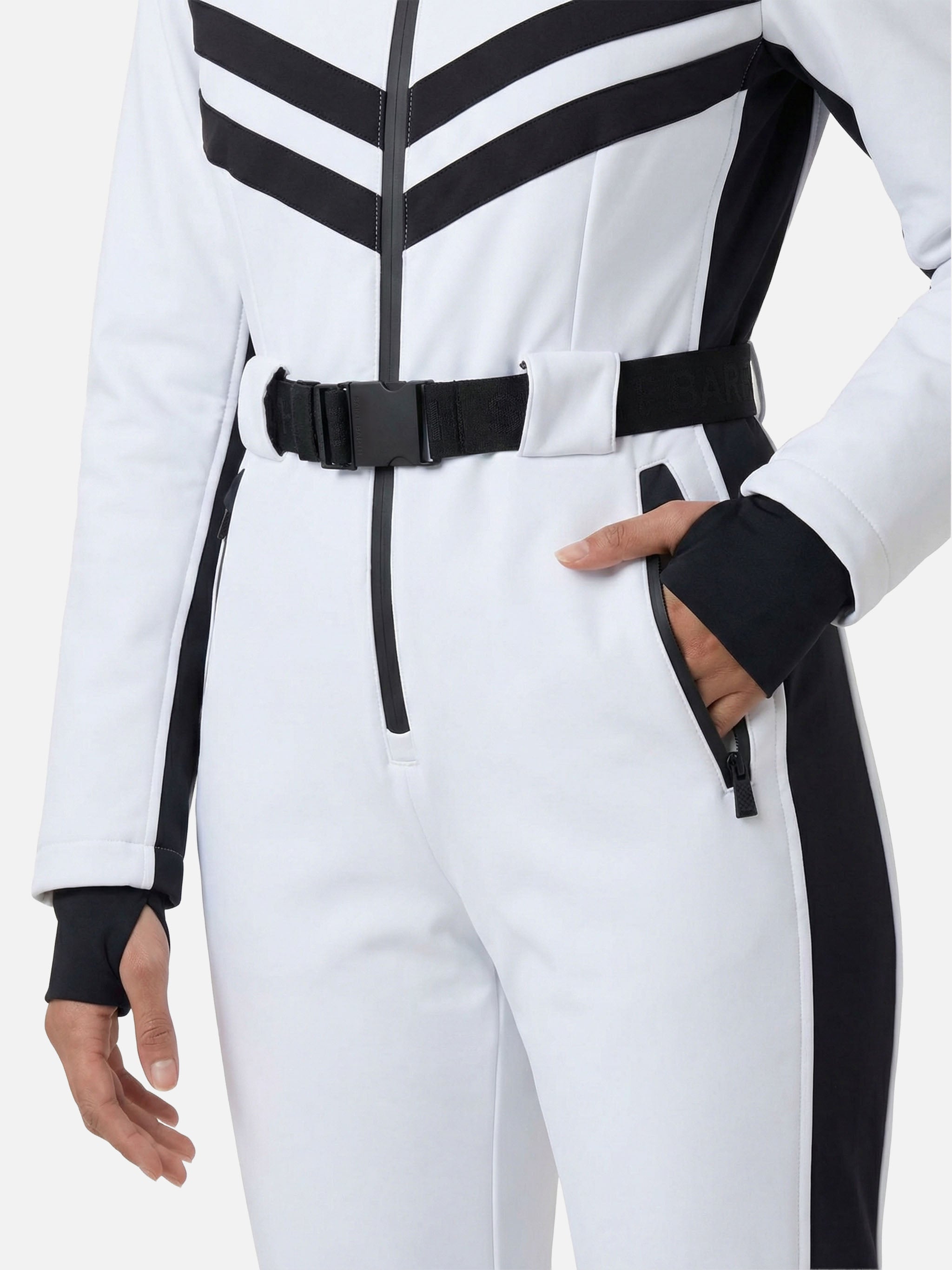 Garmisch white ski suit with RECCO® technology – MC2 Saint Barth