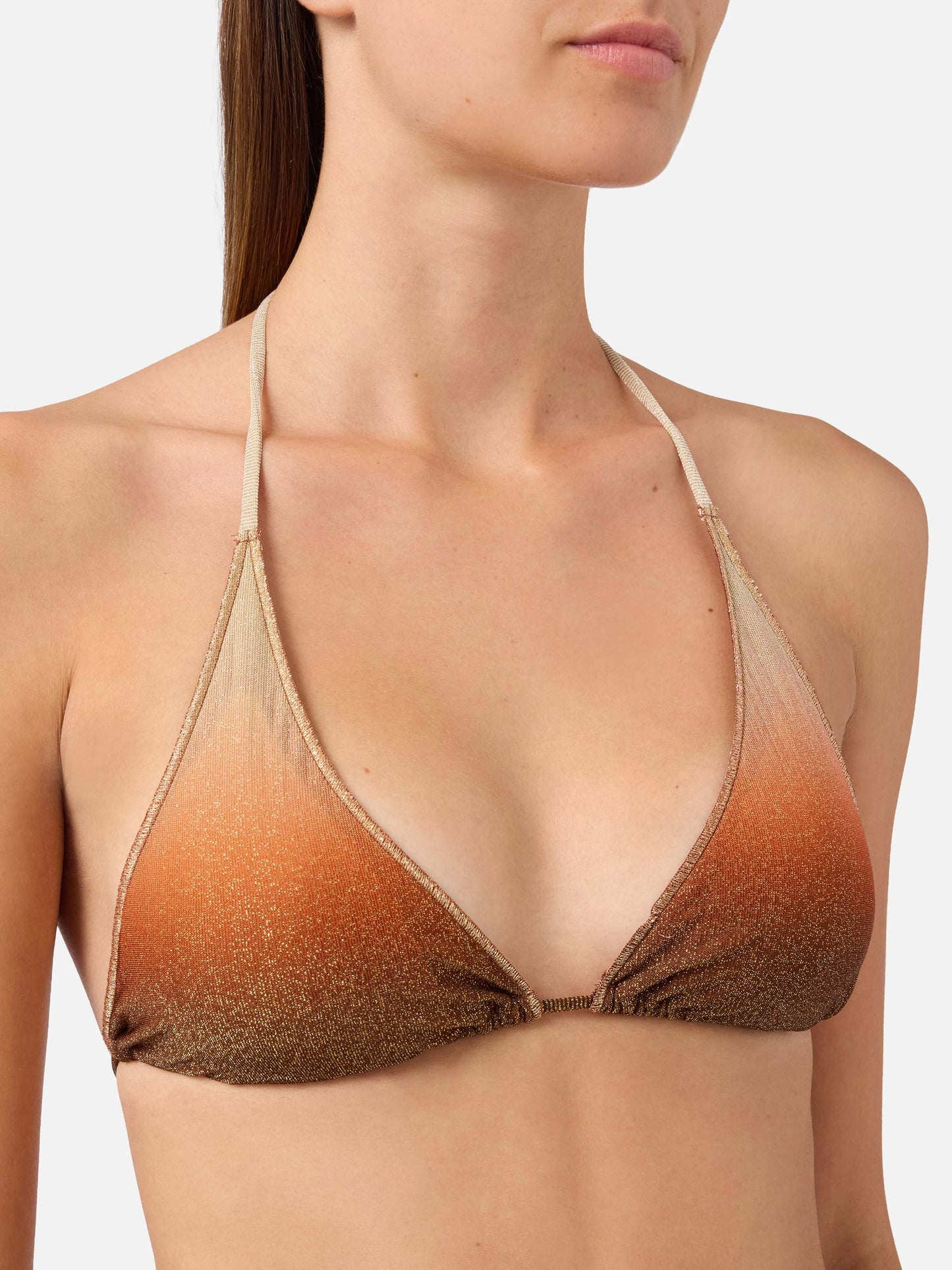 Bikini Guiana Naomi Overlock in tessuto lurex degradé