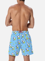 Mittellange Gustavia-Badeshorts für Herren mit Snoopy-Aufdruck | SNOOPY PEANUTS™ SONDEREDITION