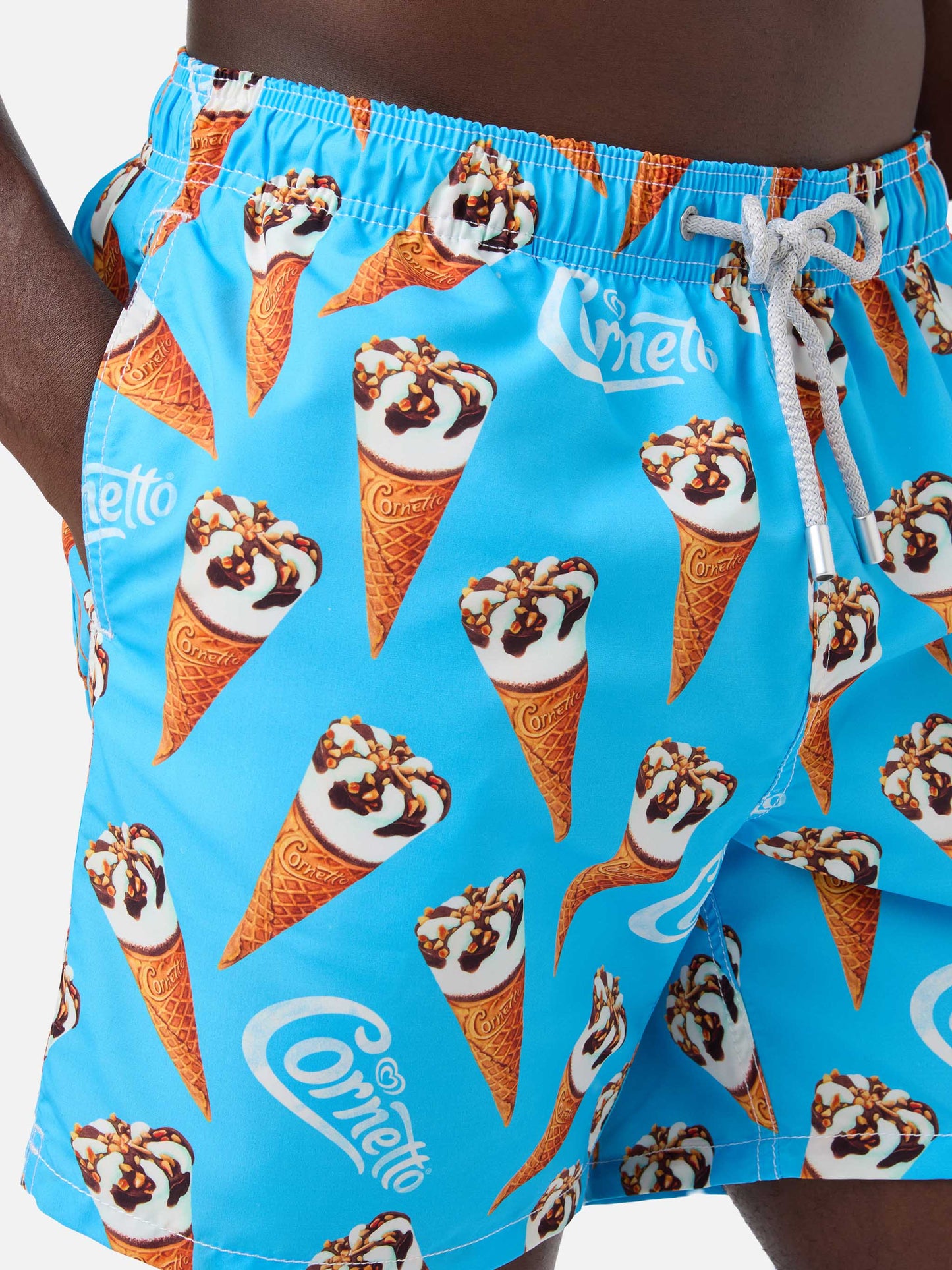 Klassische Herren-Badeshorts mit Algida-Aufdruck | ALGIDA® SONDEREDITION