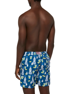 Costume mare lunghezza media Gustavia con stampa tequila