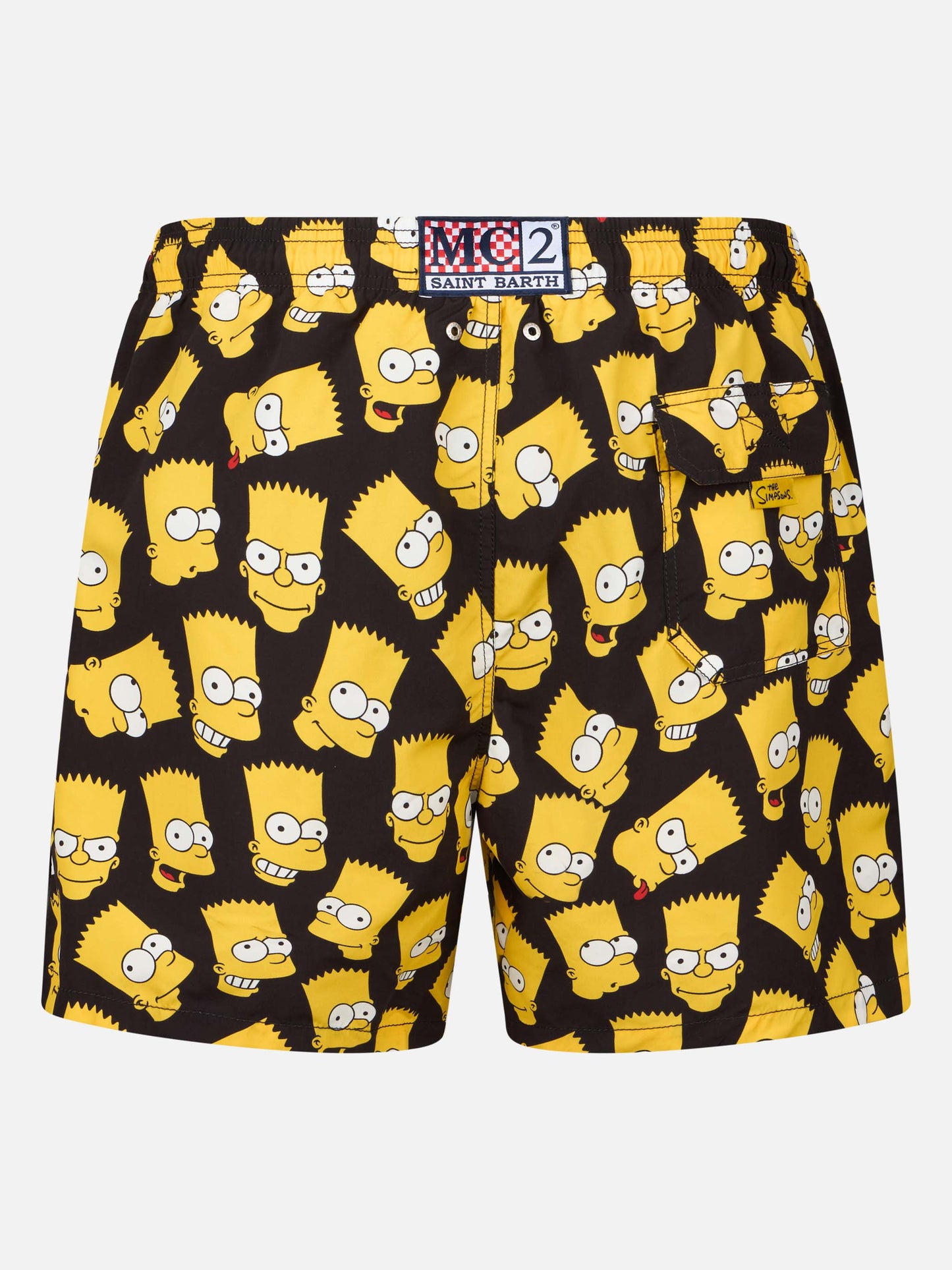 Costume da bagno da uomo Gustavia lunghezza media con stampa Bart Simpson | EDIZIONE SPECIALE I SIMPSON