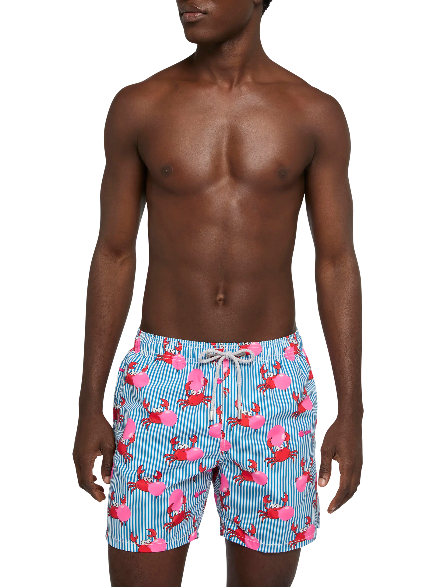 Mid-length Gustavia swim-shorts with Big Babol crab print | BIG BABOL SPECIAL EDITION