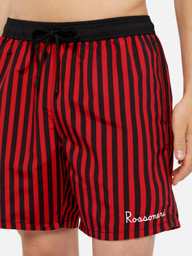 Costume mare lunghezza media Gustavia con stampa Milan | AC MILAN SPECIAL EDITION