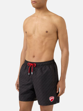Gustavia swim shorts with Ducati print | Special Edition