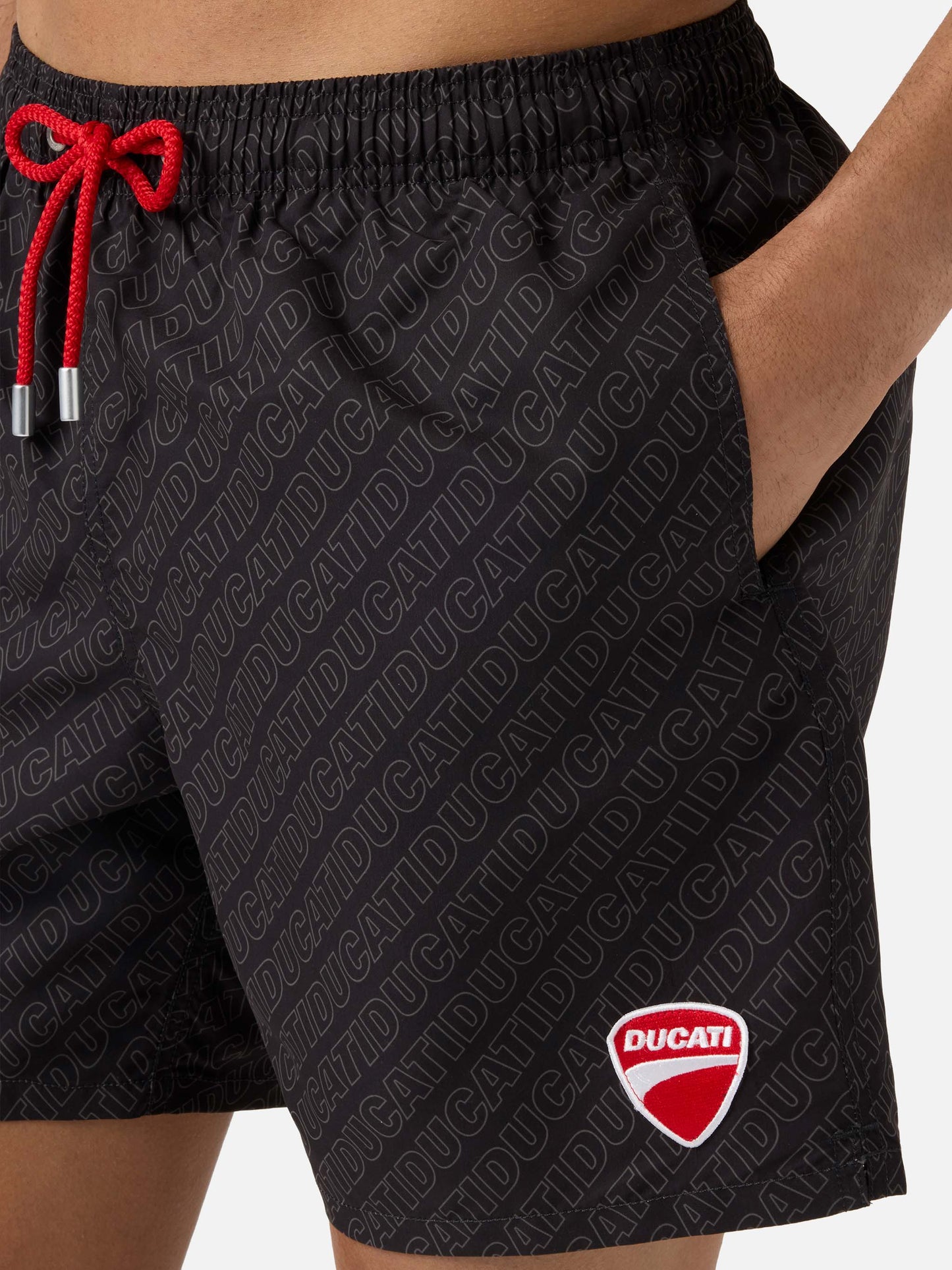 Gustavia swim shorts with Ducati print | Special Edition