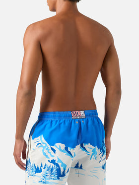 Leichte blue Gustavia Badeshorts mit Snoopy-Print | Special edition 