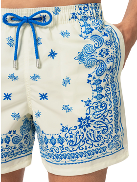 Costume mare lunghezza media Gustavia con stampa bandana