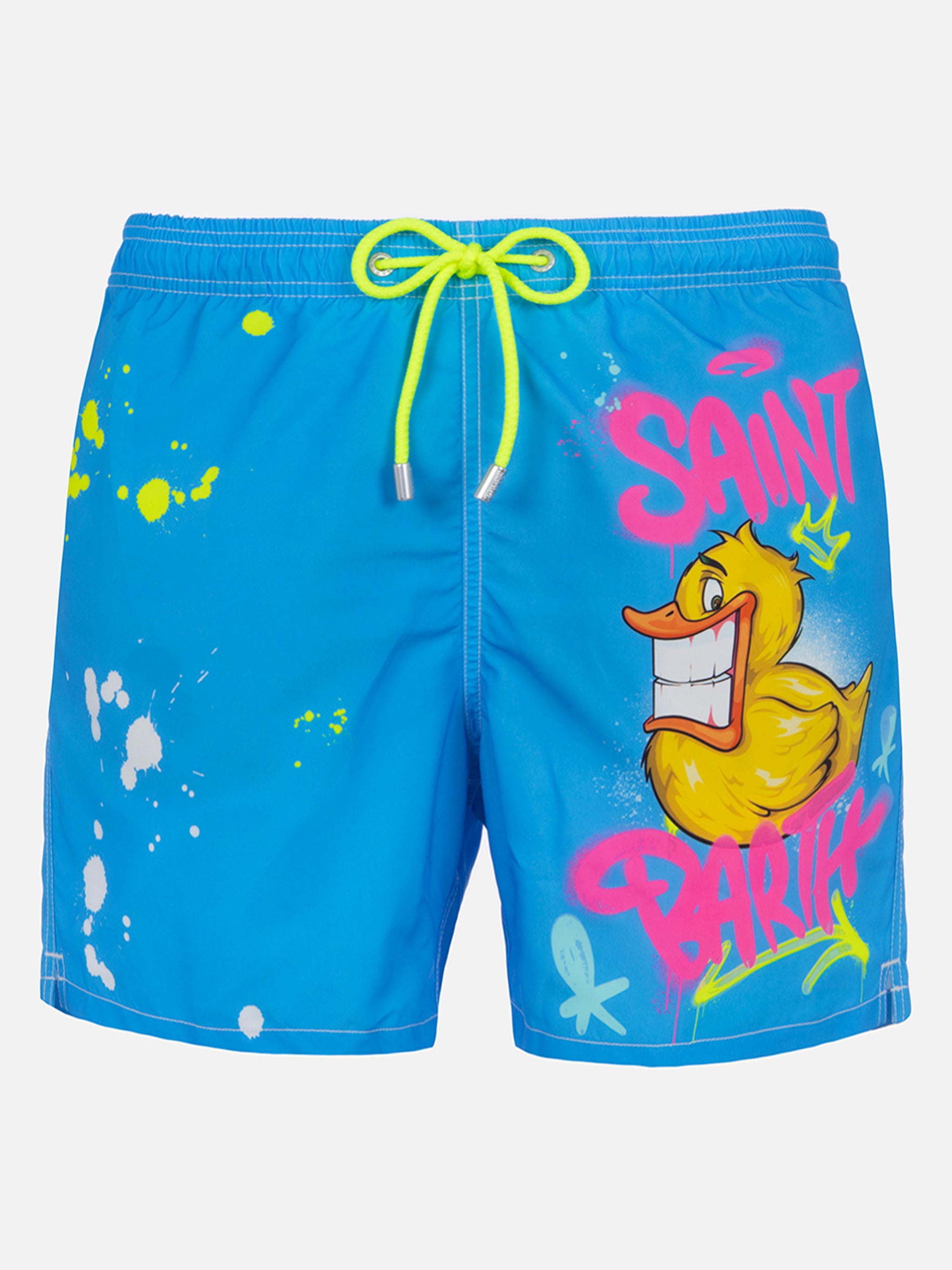 Gustavia Mid-Length Swim Shorts with Ducky Cryptopuppets Special