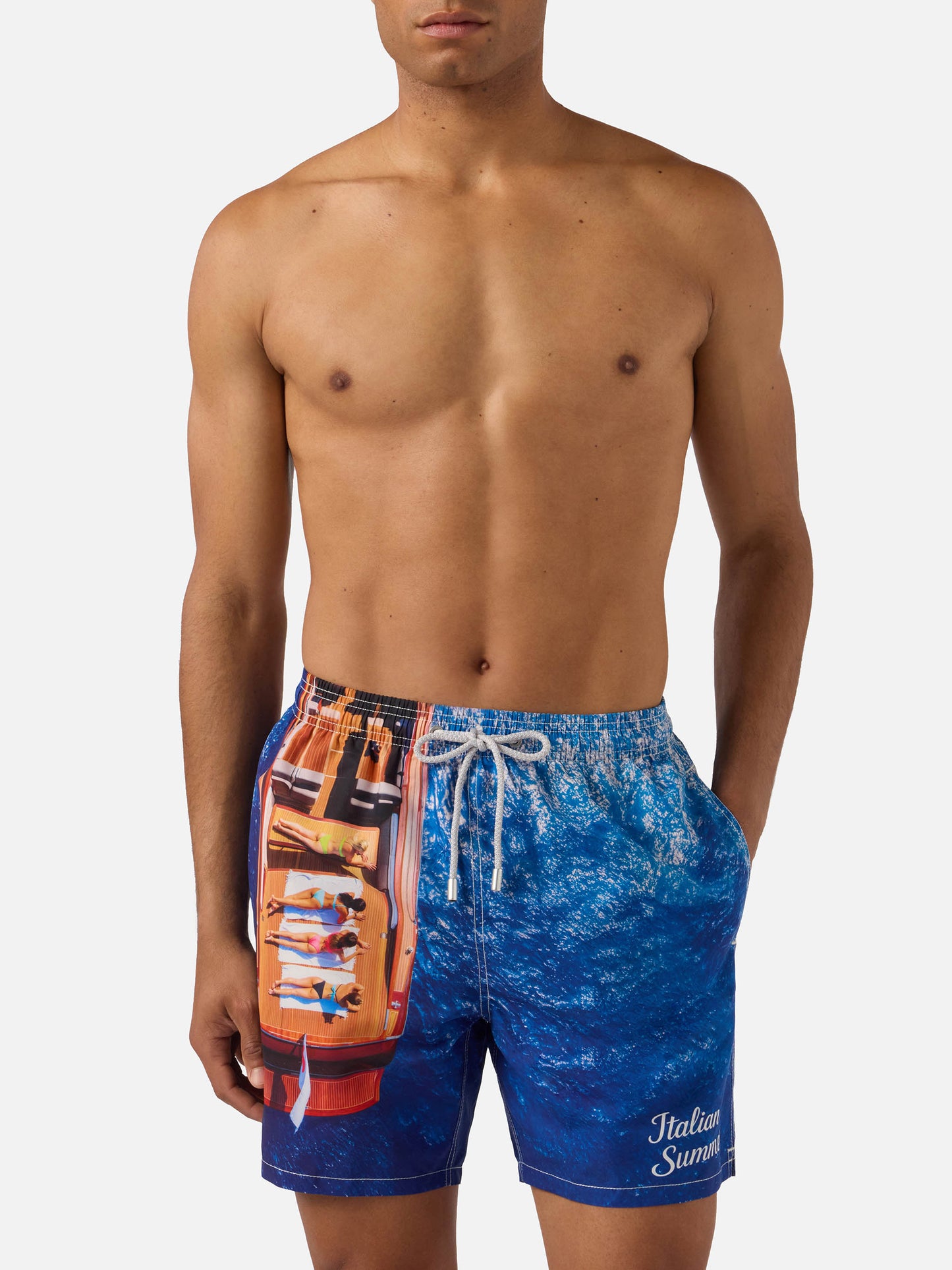 Gustavia swim shorts with italian summer print | Special Edition