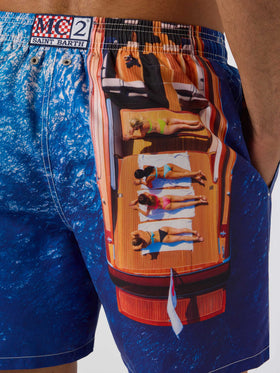Gustavia swim shorts with italian summer print | Special Edition