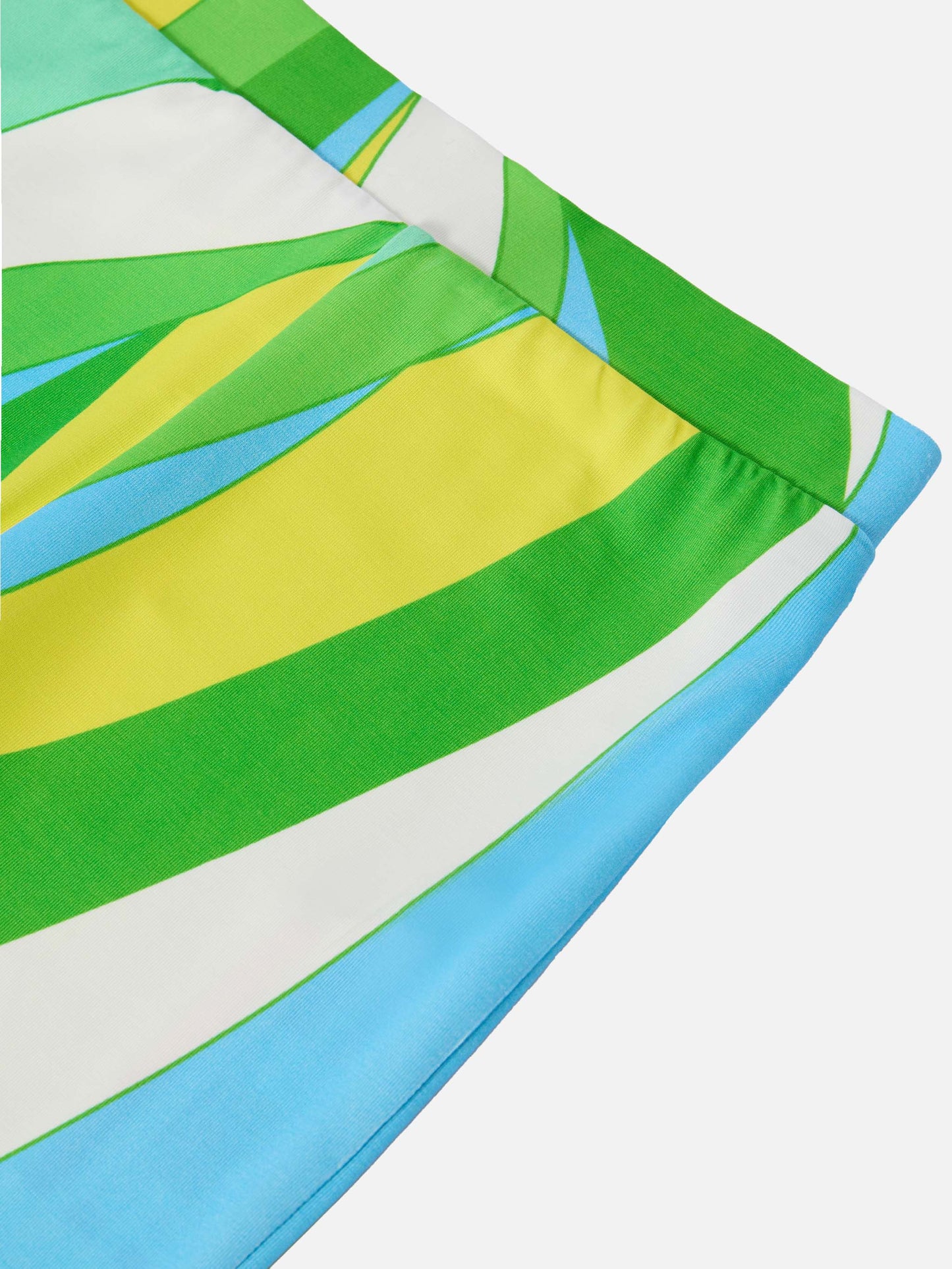 Pantaloni flare Gwenda Jr con stampa shape wave