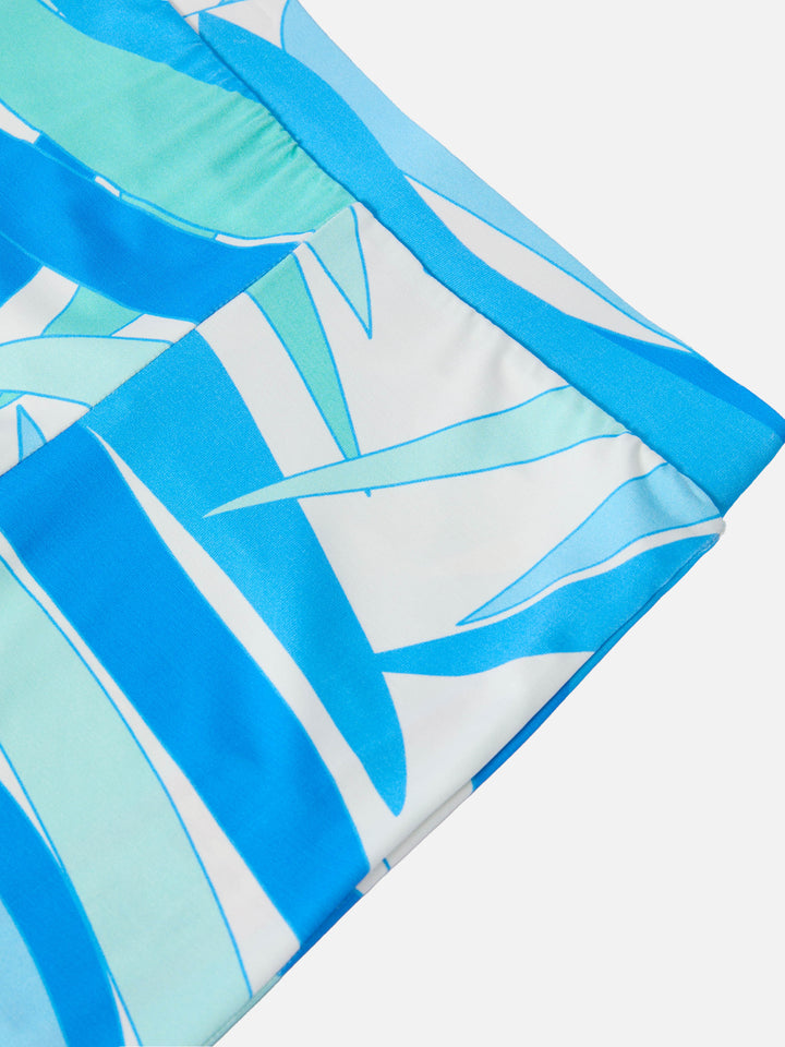 Schlaghose von Gwenda Jr. mit Palmenmuster