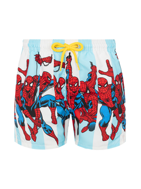 Haiti mid-length swim shorts with Spiderman print  | MARVEL SPECIAL EDITION