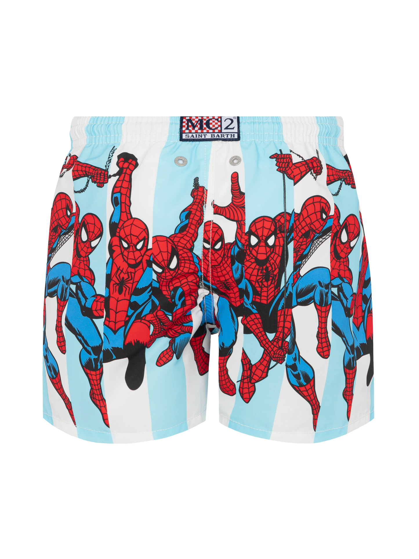 Haiti mid-length swim shorts with Spiderman print  | MARVEL SPECIAL EDITION