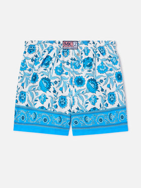 Haiti-Badeshorts mit platziertem floralem Print 