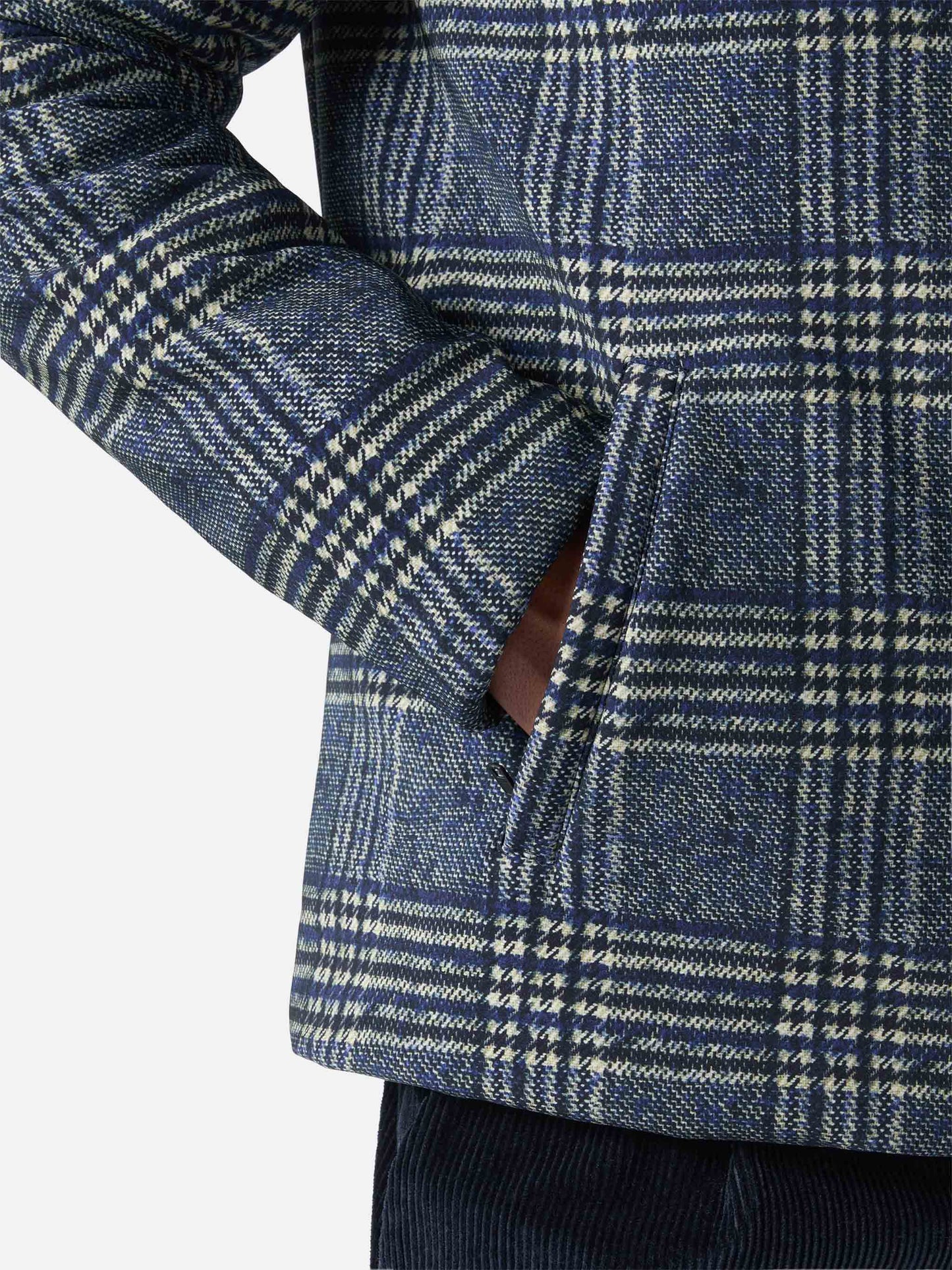 Hamilton Daunenjacke mit Prince-of-Wales-Print