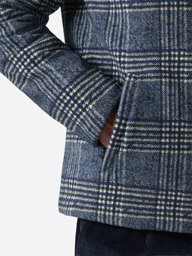 Hamilton Daunenjacke mit Prince-of-Wales-Print