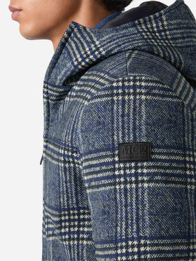 Hamilton Daunenjacke mit Prince-of-Wales-Print