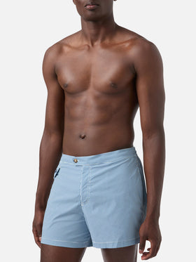 Harrys – figurbetont geschnittene Badeshorts mit Gingham-Print