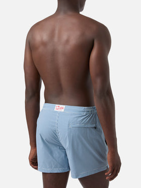 Harrys – figurbetont geschnittene Badeshorts mit Gingham-Print