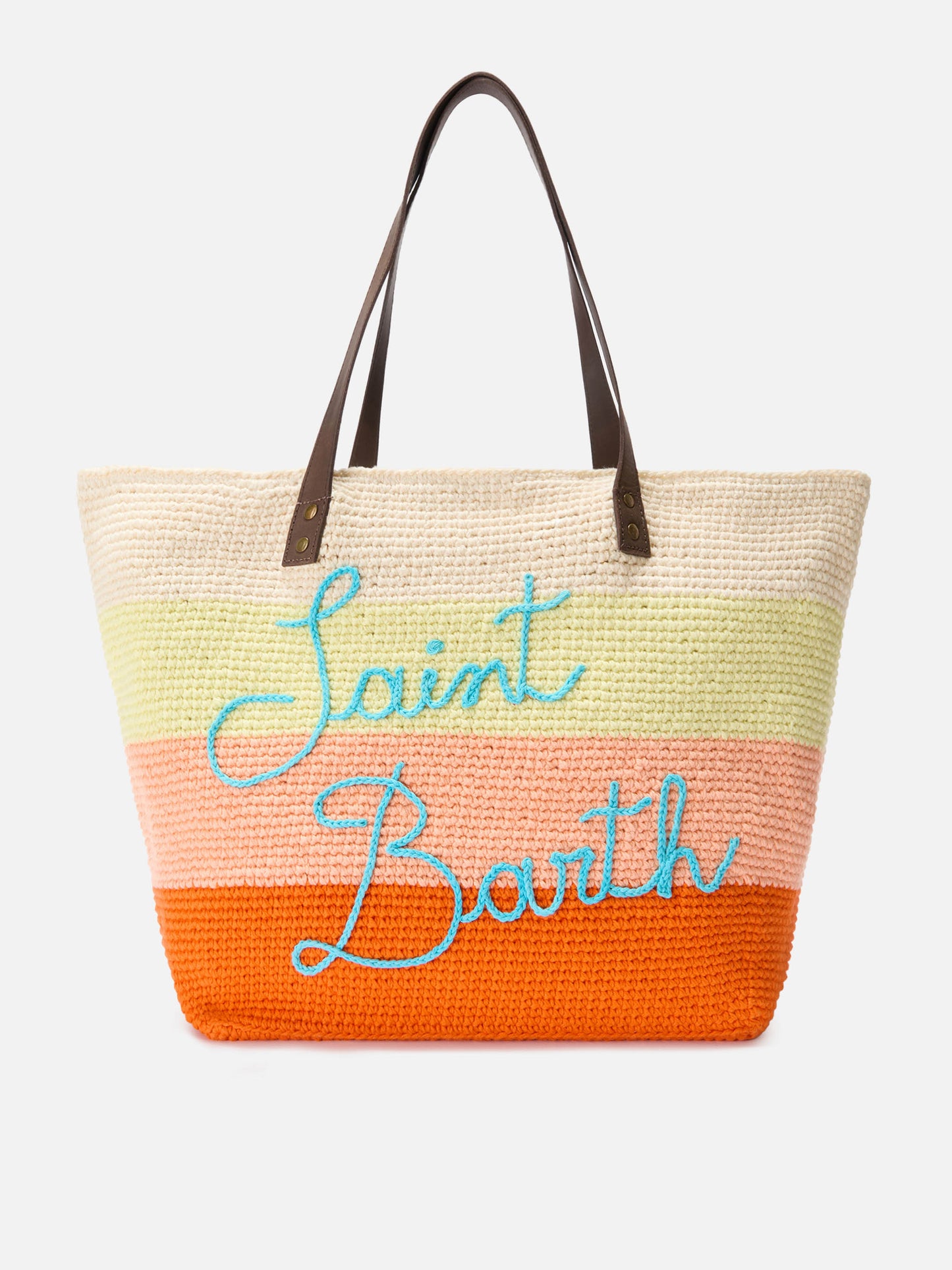 Borsa Helene crochet con manico in pelle