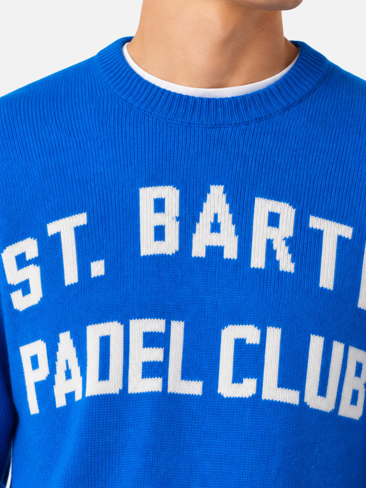 Pullover Heron mit St. Barth Padel Club-Jacquard 