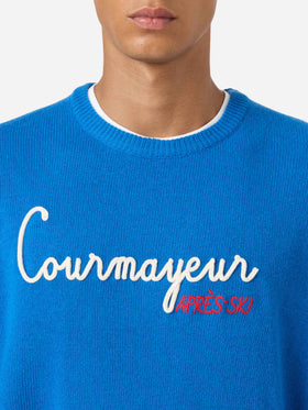 Pull col rond Heron avec broderie Courma Apres ski 