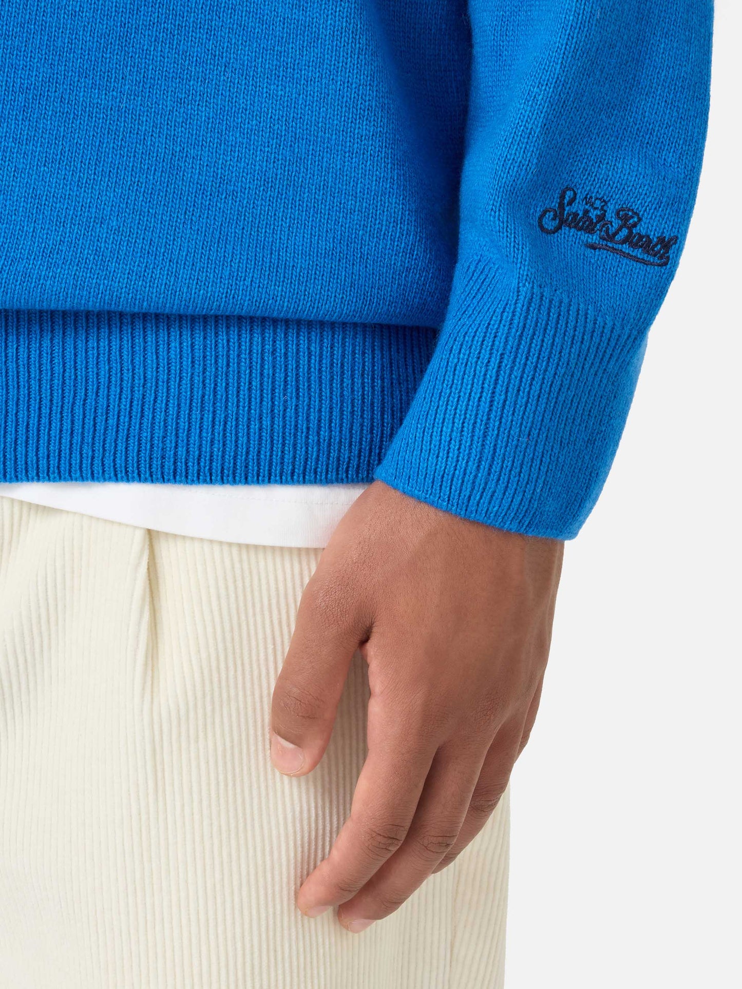 Pull col rond Heron avec broderie Courma Apres ski 