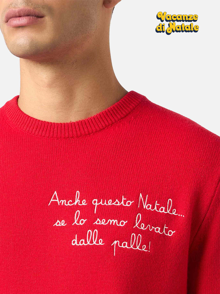 Maglione girocollo Heron con ricamo Anche questo Natale... | VACANZE DI NATALE EDIZIONE SPECIALE
