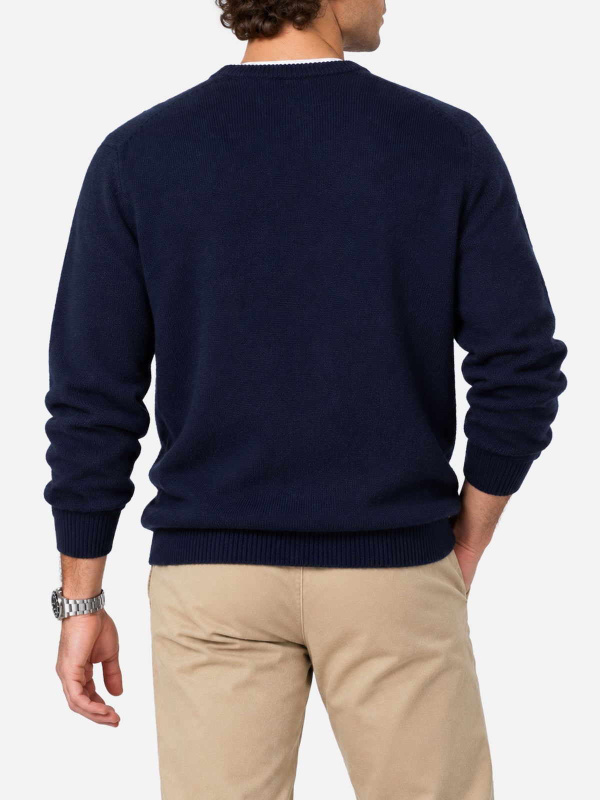 Pull à col rond Heron avec jacquard Weekend be gin 