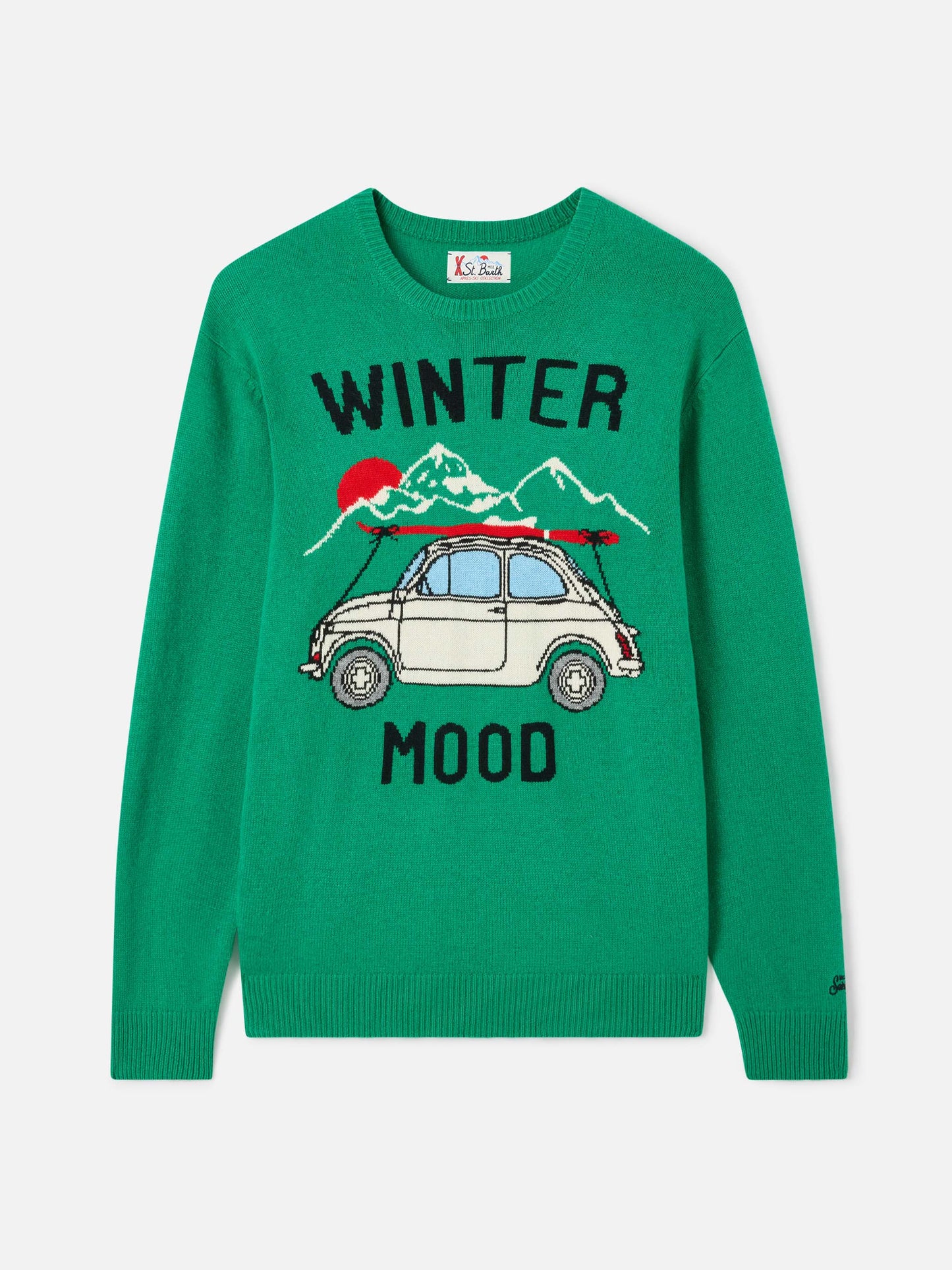 Pull ras-du-cou Heron avec jacquard Fiat 500 | FIAT 500 SPECIAL EDITION 