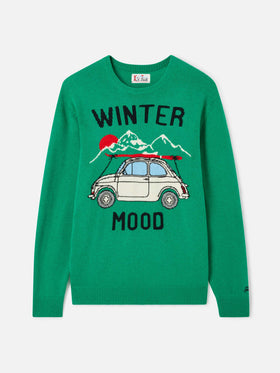 Pull ras-du-cou Heron avec jacquard Fiat 500 | FIAT 500 SPECIAL EDITION 