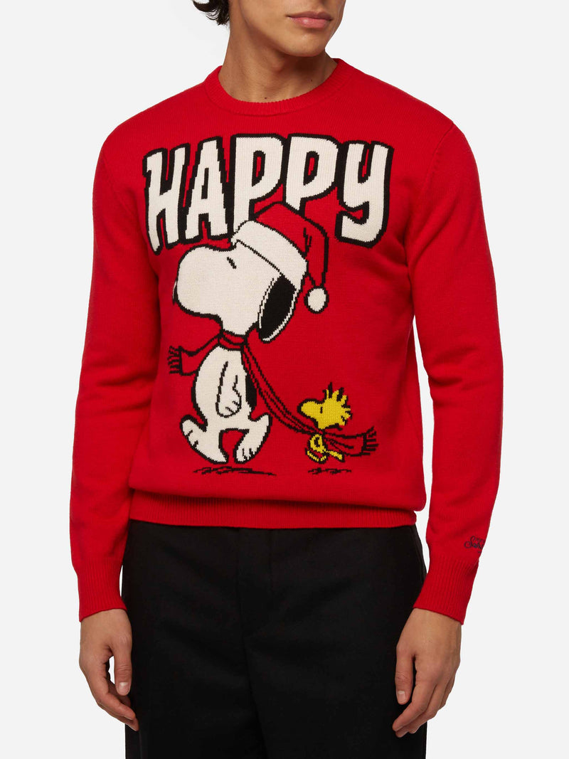 Sweater Heron with Snoopy jacquard | SNOOPY PEANUTS® SPECIAL EDITION