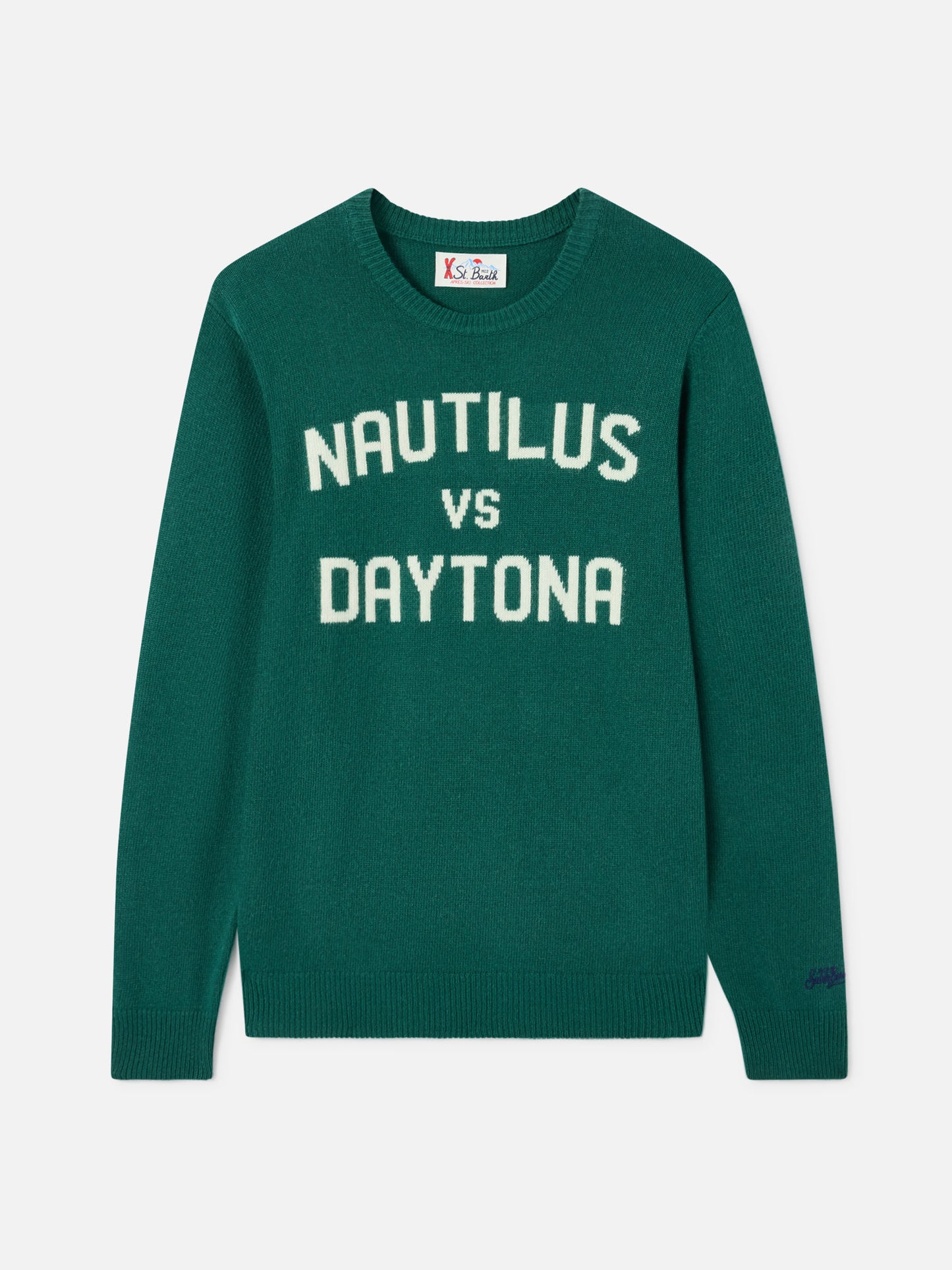 Maglia Heron Nautilus Daytona jacquard verde